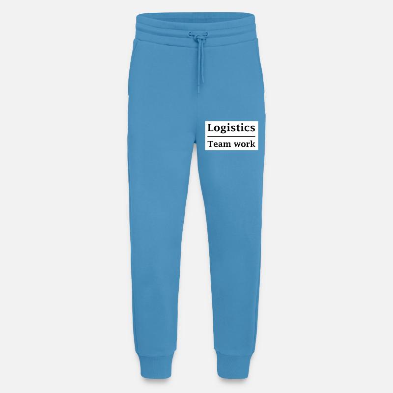 Travail d’équipe logisticien - Pantalon de jogging bio décontracté fabriqué en UE -  Sol Blue