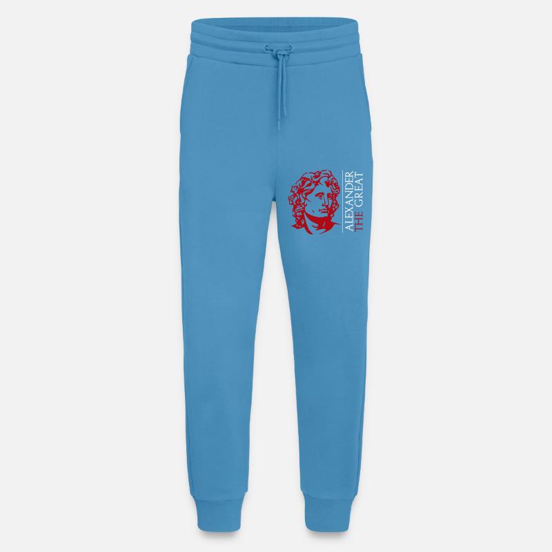 Alexander der Große Rote Büste - Jogginghose - made by SPREAD -  Sol Blue