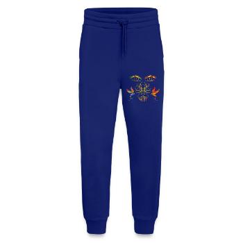 Visage zen - Pantalon de jogging bio décontracté fabriqué en UE - Iconic Blue - Devant