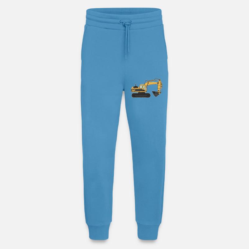 Excavator, construction site - Jogging Pants - made by SPREAD  -  Sol Blue