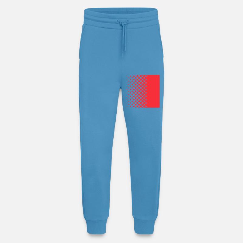 Halftone Gradient Rotes Panel - Jogginghose - made by SPREAD -  Sol Blue