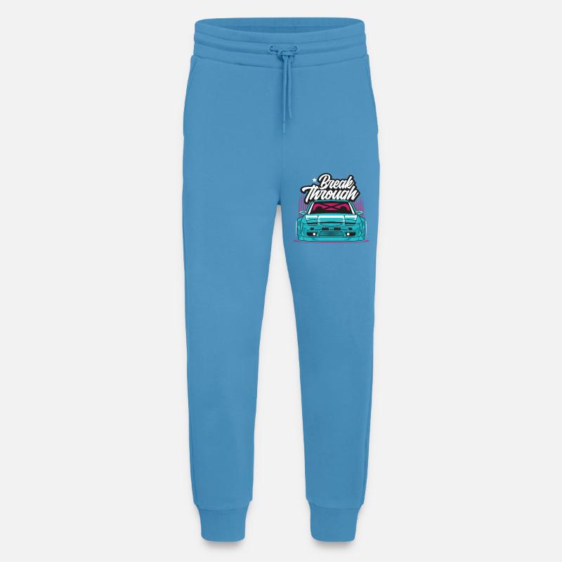 Break Through Neon Car Graphic - Jogging Pants - made by SPREAD - Sol Blue