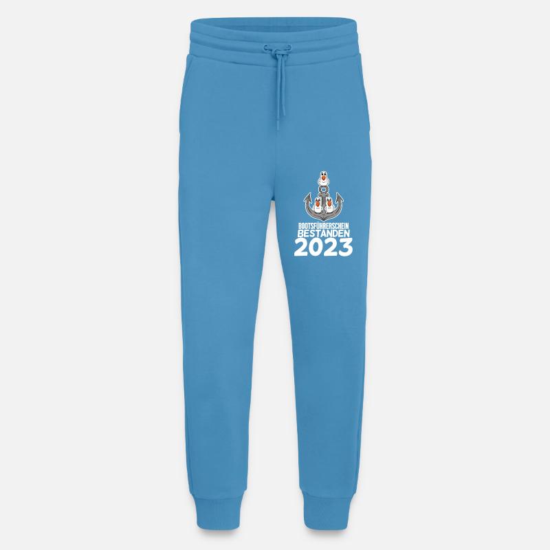 Bootsführerschein 2023 - Jogginghose - made by SPREAD - Sol Blue