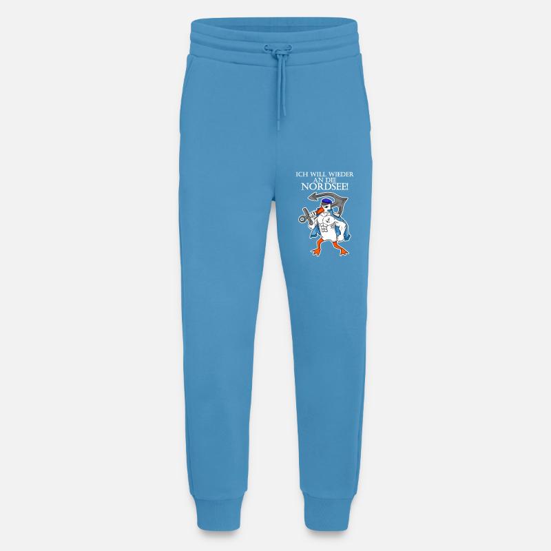 Nordsee Spruch - Jogginghose - made by SPREAD -  Sol Blue