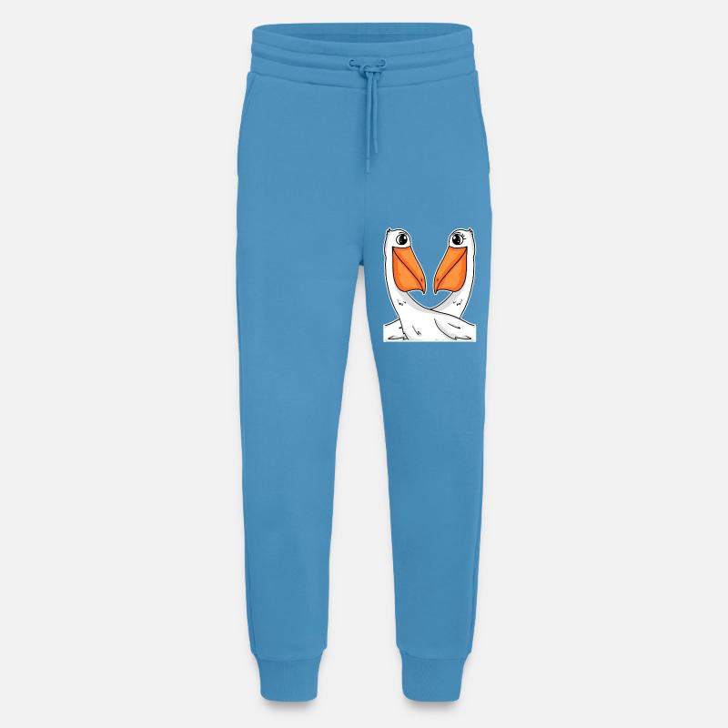 two pelicans - Jogging Pants - made by SPREAD  -  Sol Blue