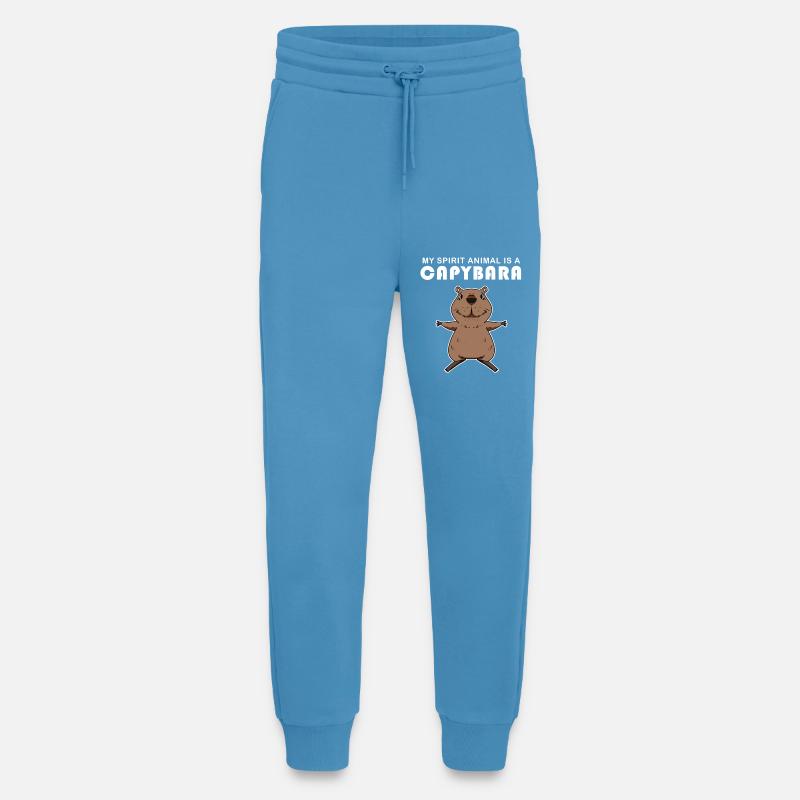Capybara Wasserschwein Capybaras - Jogginghose - made by SPREAD -  Sol Blue