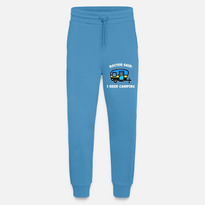 Urlaub Statement Wohnwagen Camping Wanderer - Jogginghose - made by SPREAD -  Sol Blue