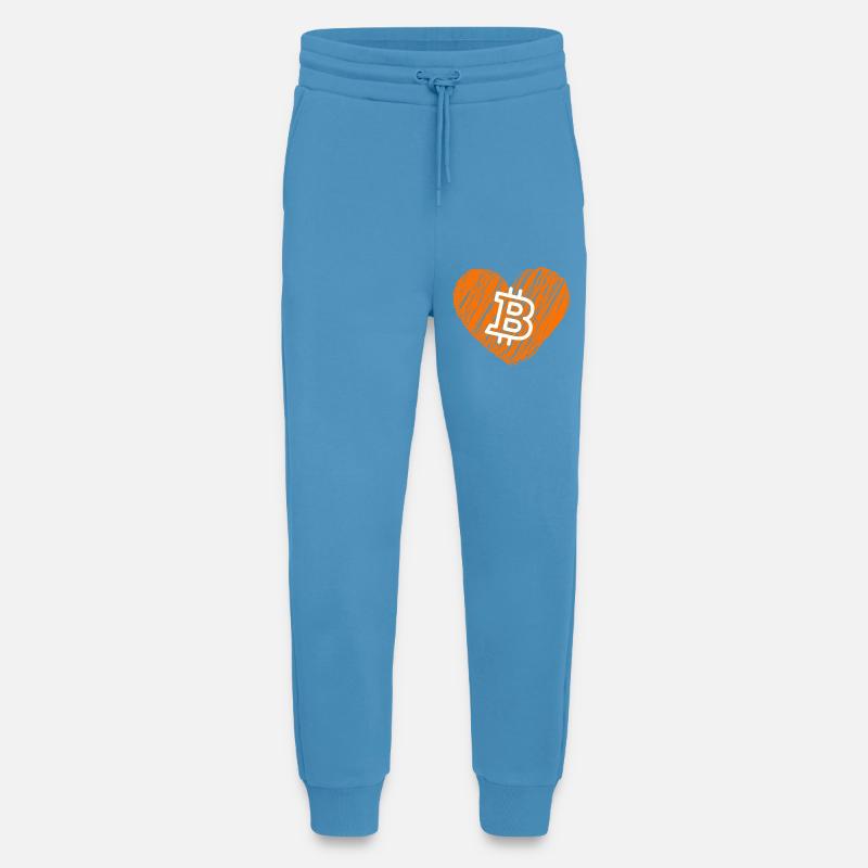 Bitcoin Crypto Cryptocurrency Splash - Jogginghose - made by SPREAD -  Sol Blue