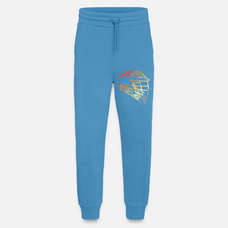 Casque de crosse style rétro - Pantalon de jogging bio décontracté fabriqué en UE -  Sol Blue