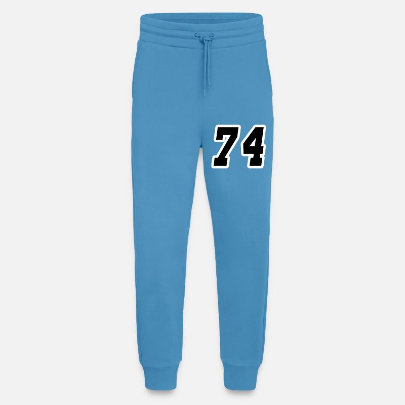 Nummer vierundsiebzig 74 - Jogginghose - made by SPREAD -  Sol Blue