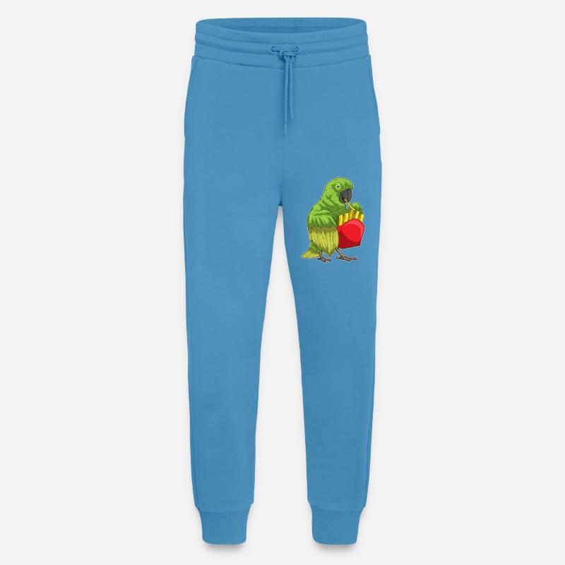 Frites perroquet - Pantalon de jogging bio décontracté fabriqué en UE - Sol Blue