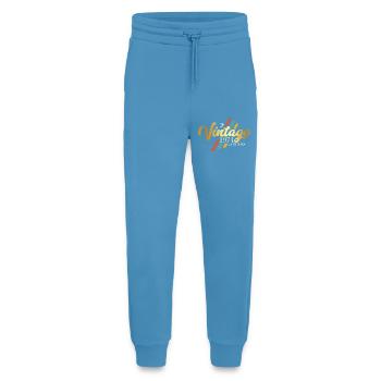 Vintage 1974 Geburtstag Sprüche Retro Stil - Jogginghose - made by SPREAD -  Sol Blue - Vorne