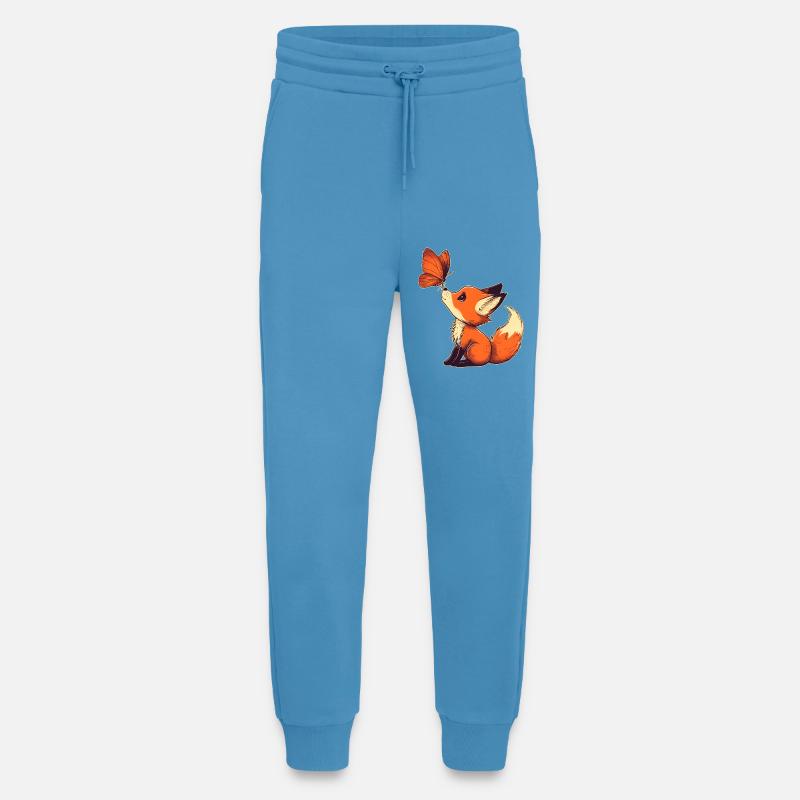 Fuchs mit Schmetterling - Jogginghose - made by SPREAD -  Sol Blue