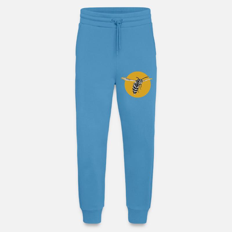 Guêpe - Abeille - Insecte - Pantalon de jogging bio décontracté fabriqué en UE -  Sol Blue