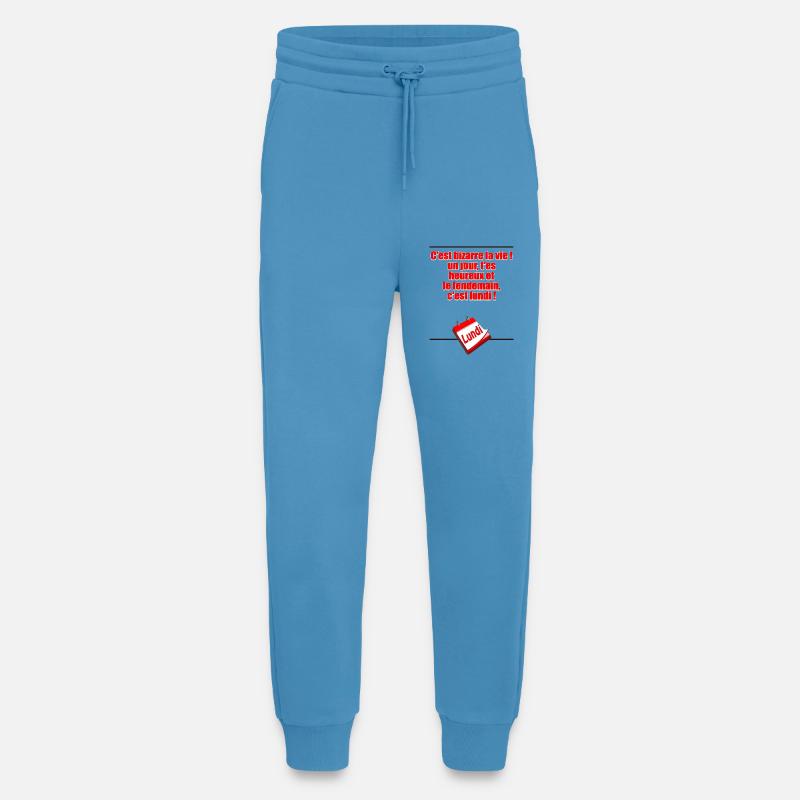 Tomorrow is Monday - Jogging Pants - made by SPREAD  -  Sol Blue