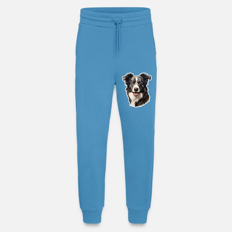Border Collie - Jogging Pants - made by SPREAD  -  Sol Blue