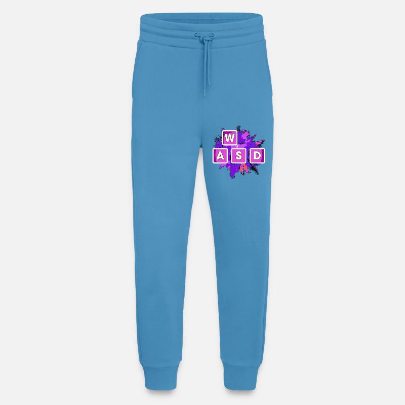 WASD Splash Gaming Blöcke - Jogginghose - made by SPREAD -  Sol Blue