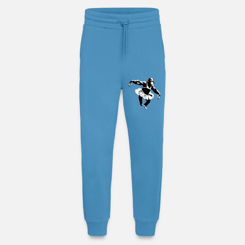 Tanzender Schimpanse - Jogginghose - made by SPREAD -  Sol Blue