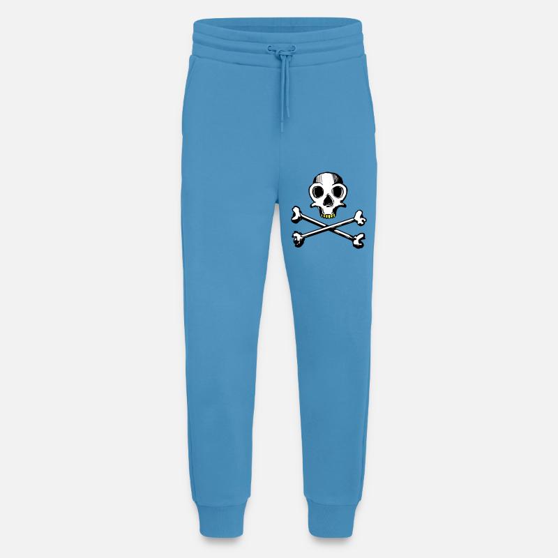 Skull and Bones 3c - Jogginghose - made by SPREAD -  Sol Blue