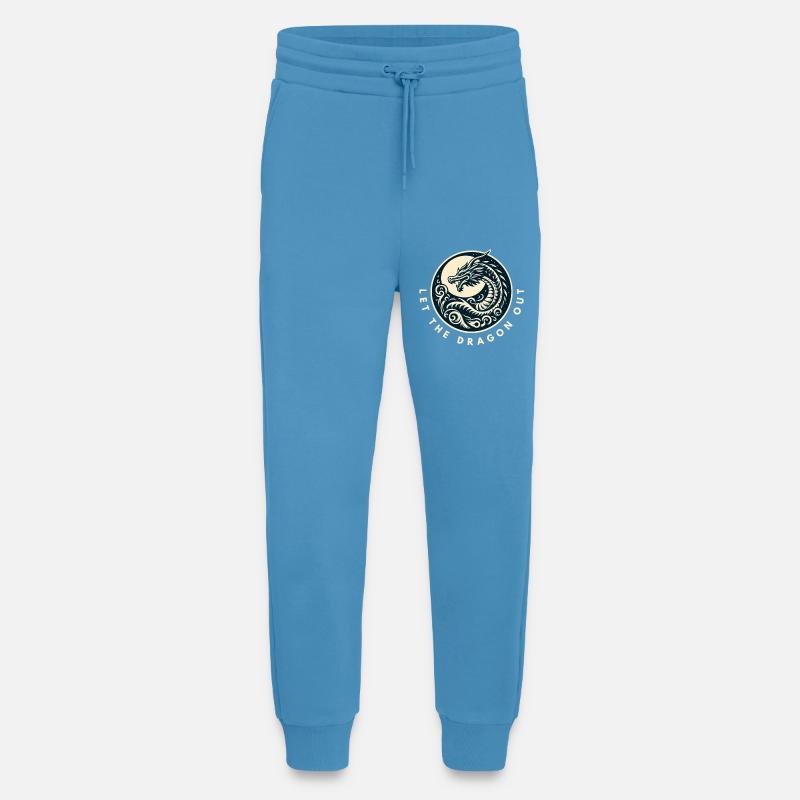 Lass den Drachen raus - Jogginghose - made by SPREAD - Sol Blue