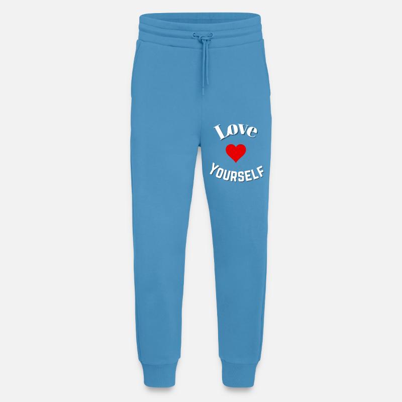Sich selbst lieben - Jogginghose - made by SPREAD - Sol Blue