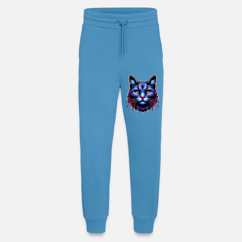 Cat - Jogging Pants - made by SPREAD - Sol Blue