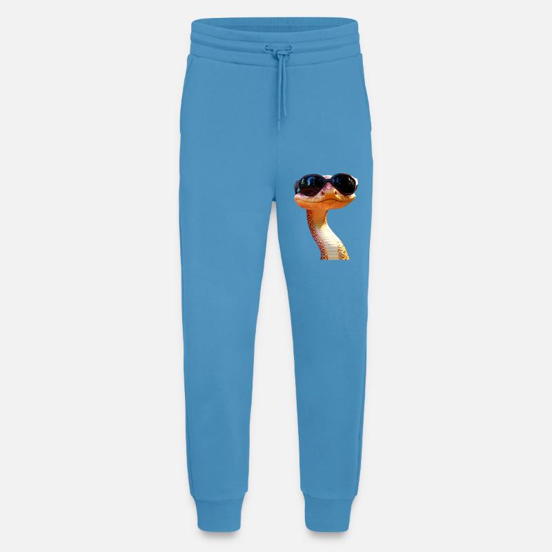 Schlange Python Kobra Mamba Klapperschlange Snake - Jogginghose - made by SPREAD -  Sol Blue