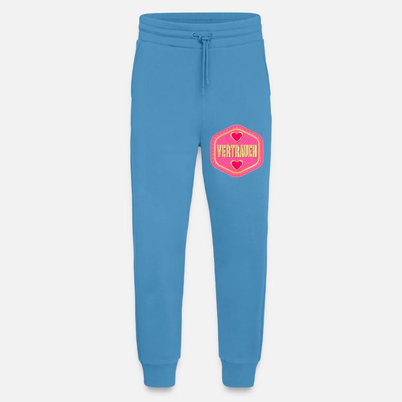 Vertrauen schenken - WERTE - Jogginghose - made by SPREAD -  Sol Blue
