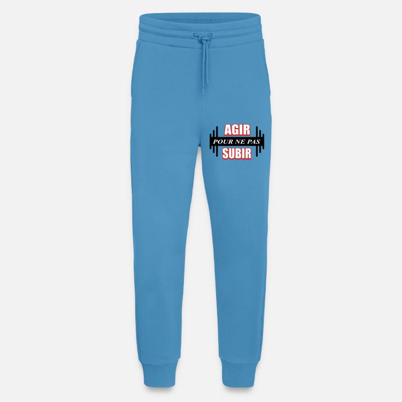 Act to avoid suffering - Jogging Pants - made by SPREAD  -  Sol Blue