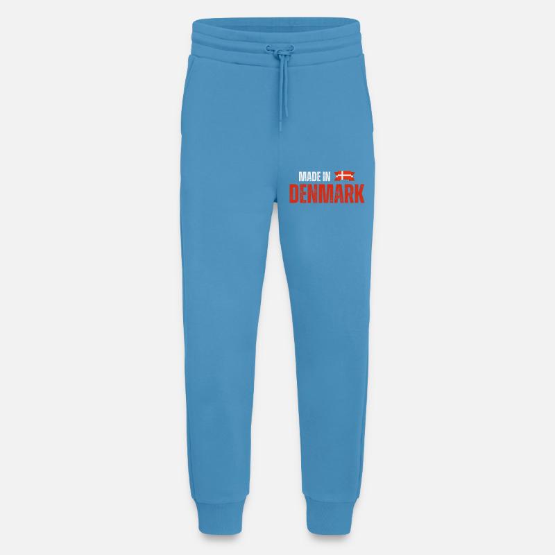Made in Denmark, Danish pride - Jogging Pants - made by SPREAD  -  Sol Blue