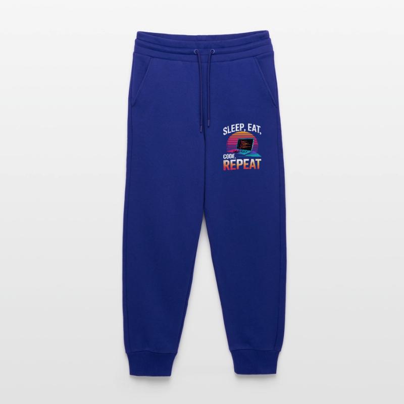 Sleep Eat Code Repeat Gift Programmer Developer Jogging Pants - made by SPREAD 