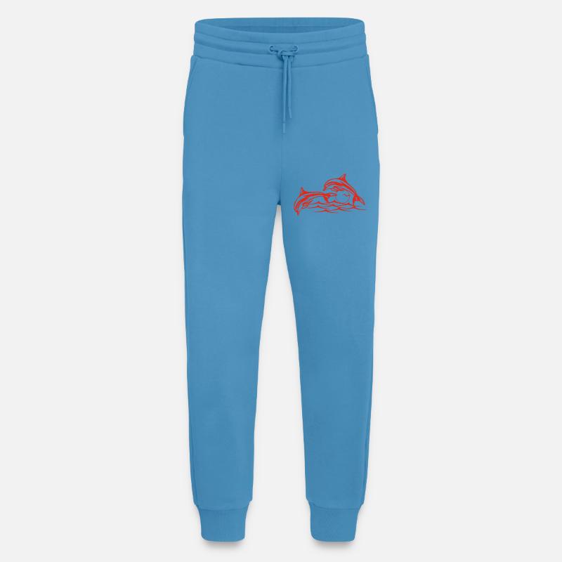 Rote Delfine - Jogginghose - made by SPREAD -  Sol Blue