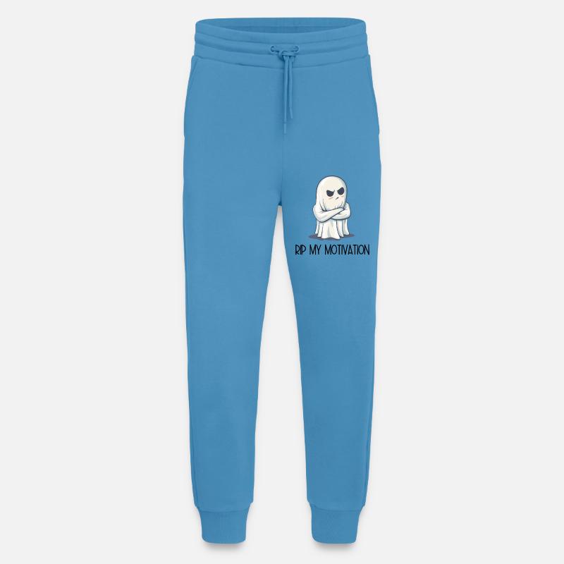Eingeschnappter Geist – RIP MY MOTIVATION - Jogginghose - made by SPREAD -  Sol Blue