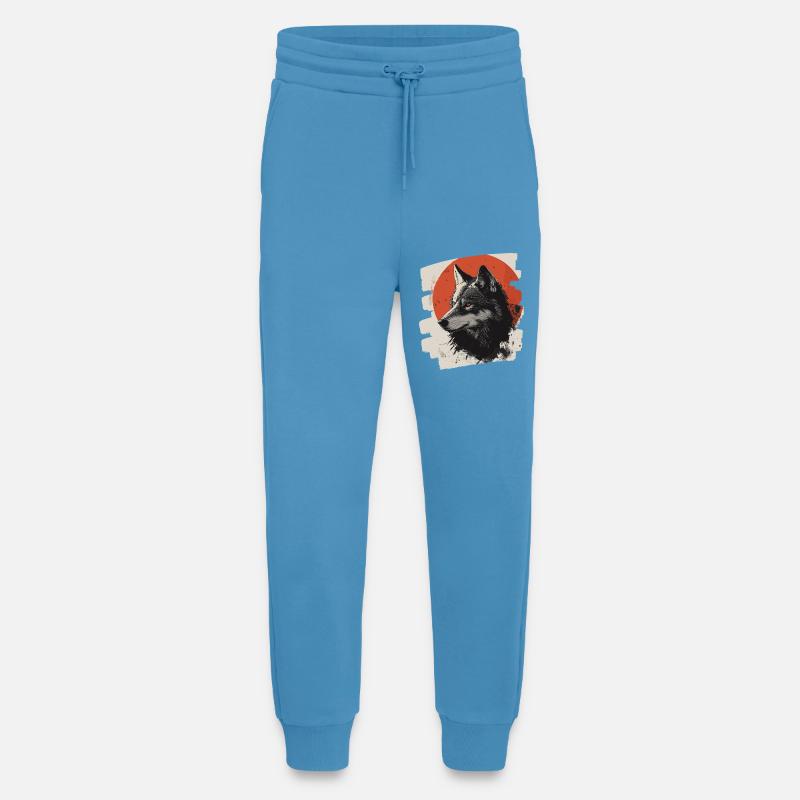 Wolf Retro - Jogginghose - made by SPREAD -  Sol Blue