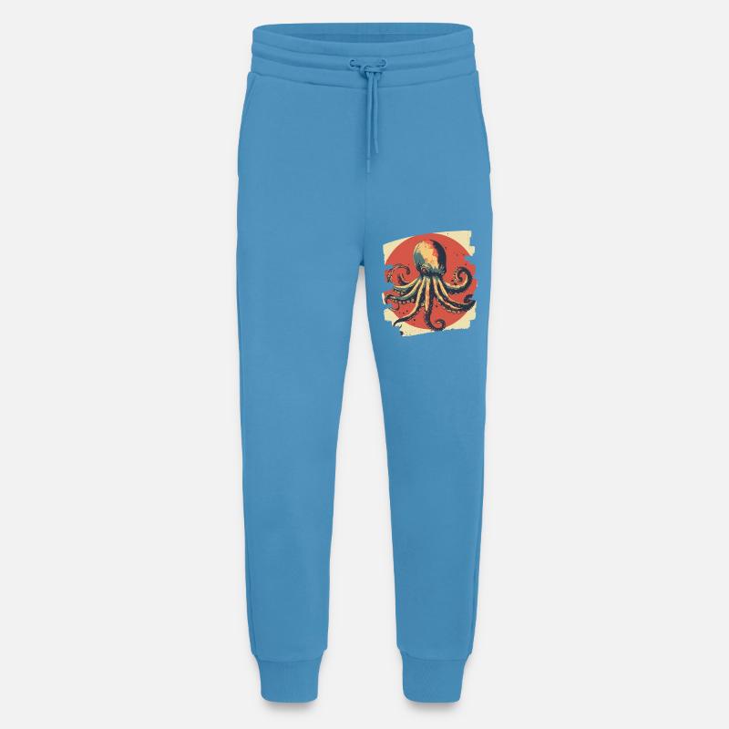Octopus Octopus - Jogging Pants - made by SPREAD  -  Sol Blue