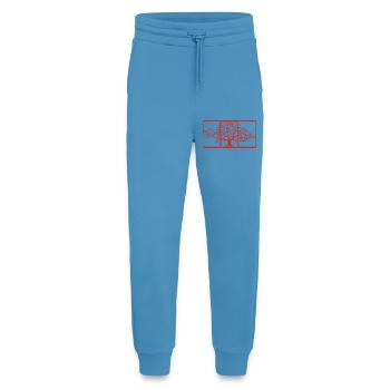 Nature view (red) - Jogging Pants - made by SPREAD  -  Sol Blue - Front