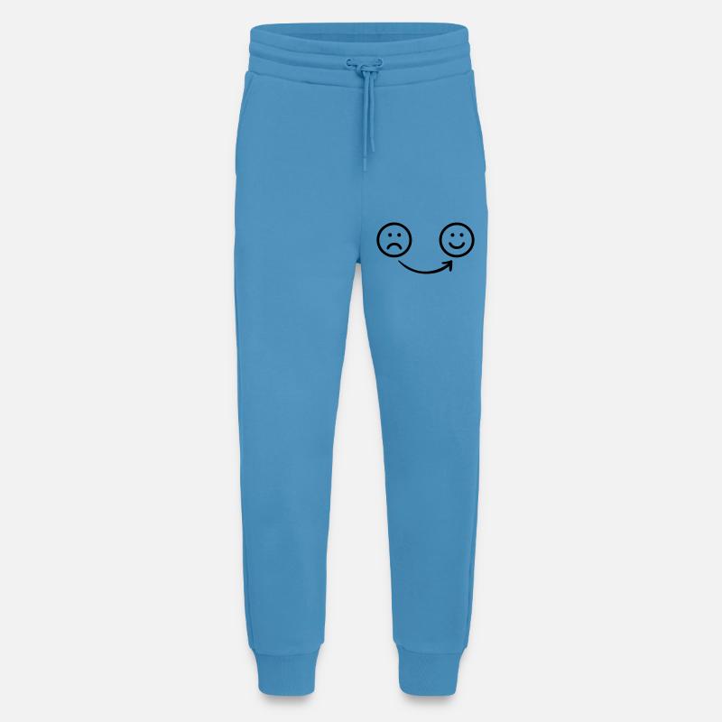 From sad to cheerful transparency - Jogging Pants - made by SPREAD  -  Sol Blue