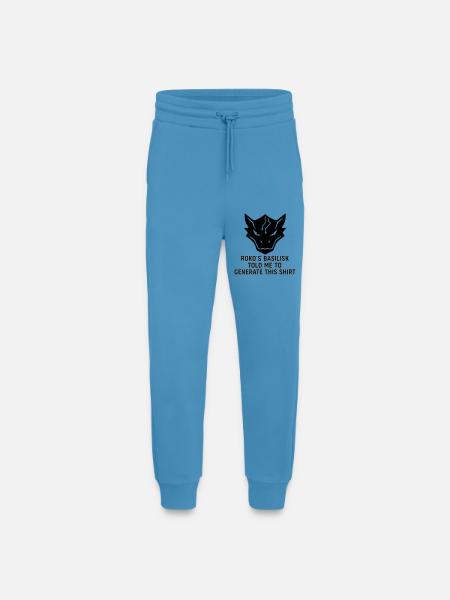 Generated by the Basilisk - Jogging Pants - made by SPREAD - Sol Blue