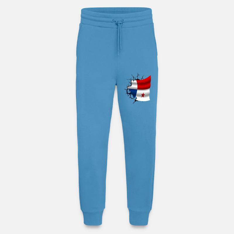 Flagge von Panama - Panama - Flagge Broken Design - Jogginghose - made by SPREAD -  Sol Blue