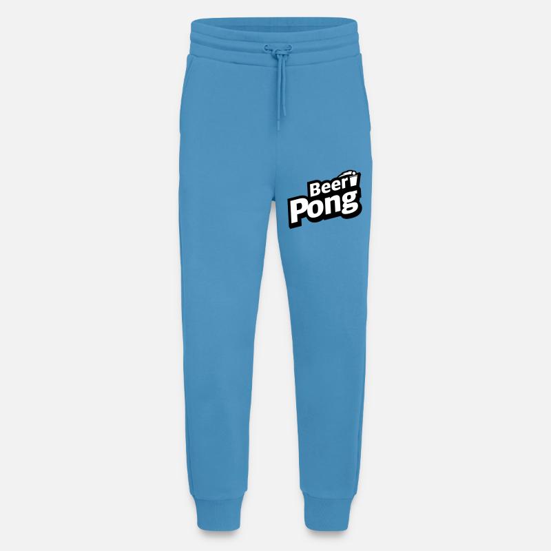 Beer Pong Logo mit Becher - Jogginghose - made by SPREAD -  Sol Blue
