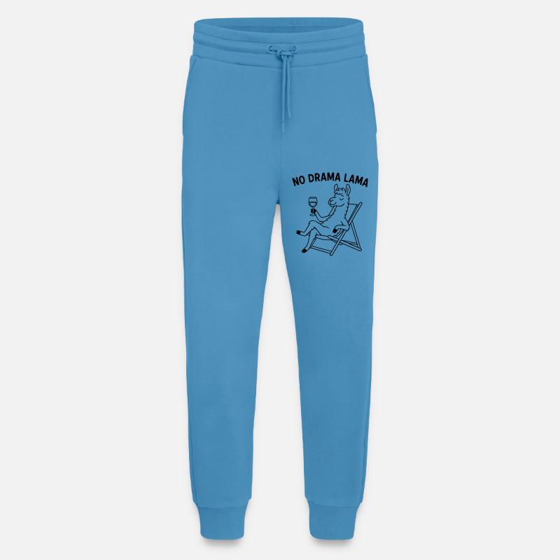 NoDramaLamaWein - Jogginghose - made by SPREAD -  Sol Blue
