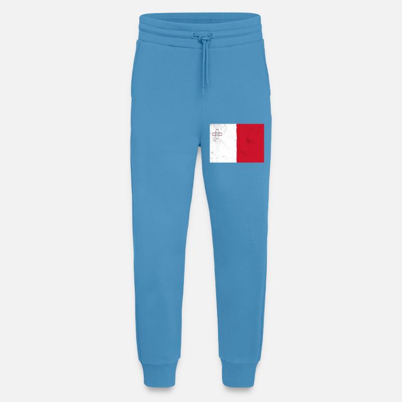 Flagge von Malta - Jogginghose - made by SPREAD -  Sol Blue