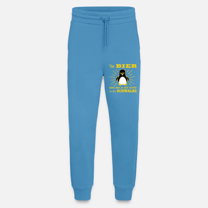 Bier Pinguin - Jogginghose - made by SPREAD -  Sol Blue
