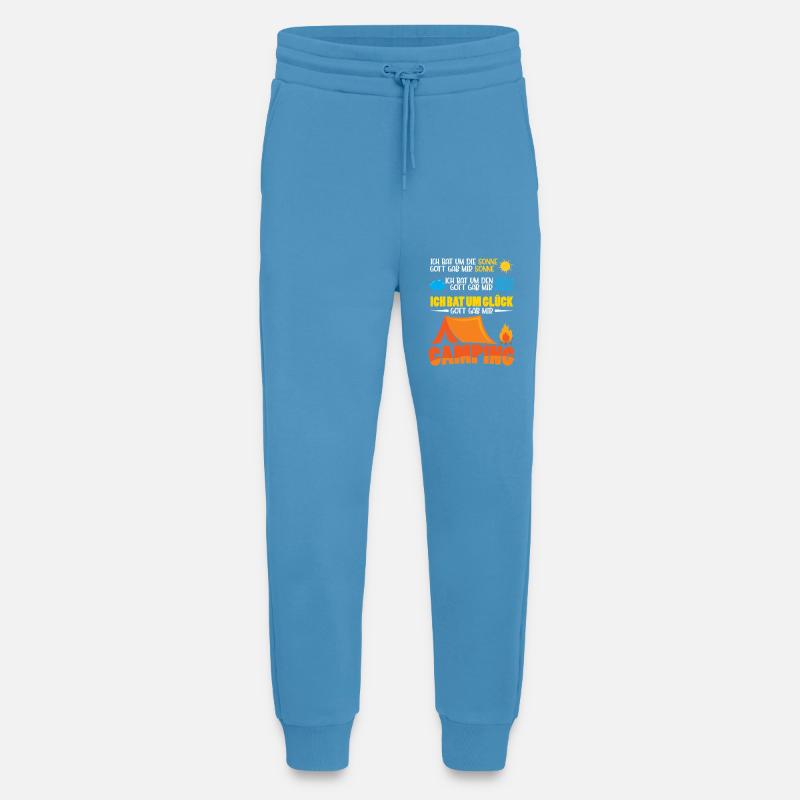 Camper Camping Caravan Saying - Jogging Pants - made by SPREAD  -  Sol Blue