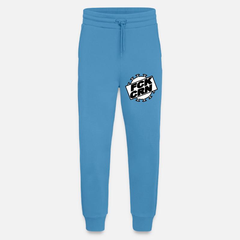 FCK_CRN_1 - Jogginghose - made by SPREAD -  Sol Blue
