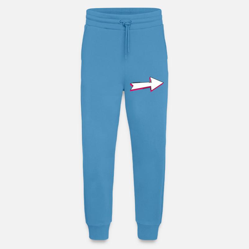 Abstrakte Neon Pfeil Illustration - Jogginghose - made by SPREAD -  Sol Blue
