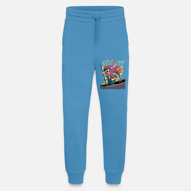 Creative skeleton angler dolphinfish Mahimahi - Jogging Pants - made by SPREAD  -  Sol Blue