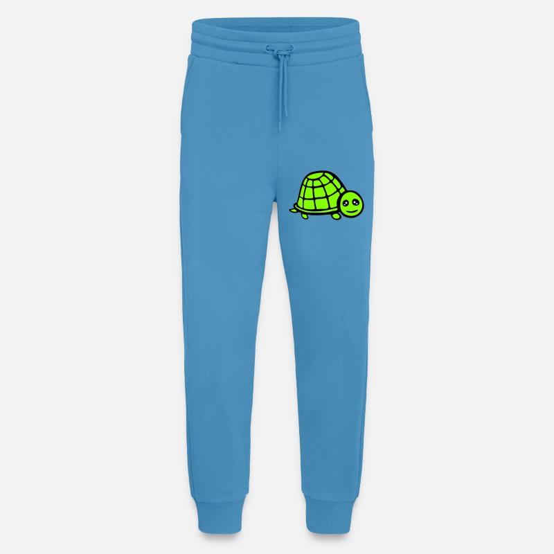 turtle cute smiling happy funny - Jogging Pants - made by SPREAD  -  Sol Blue