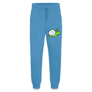 Snail Shell Cute Cute Happy Cool - Jogging Pants - made by SPREAD  -  Sol Blue - Front