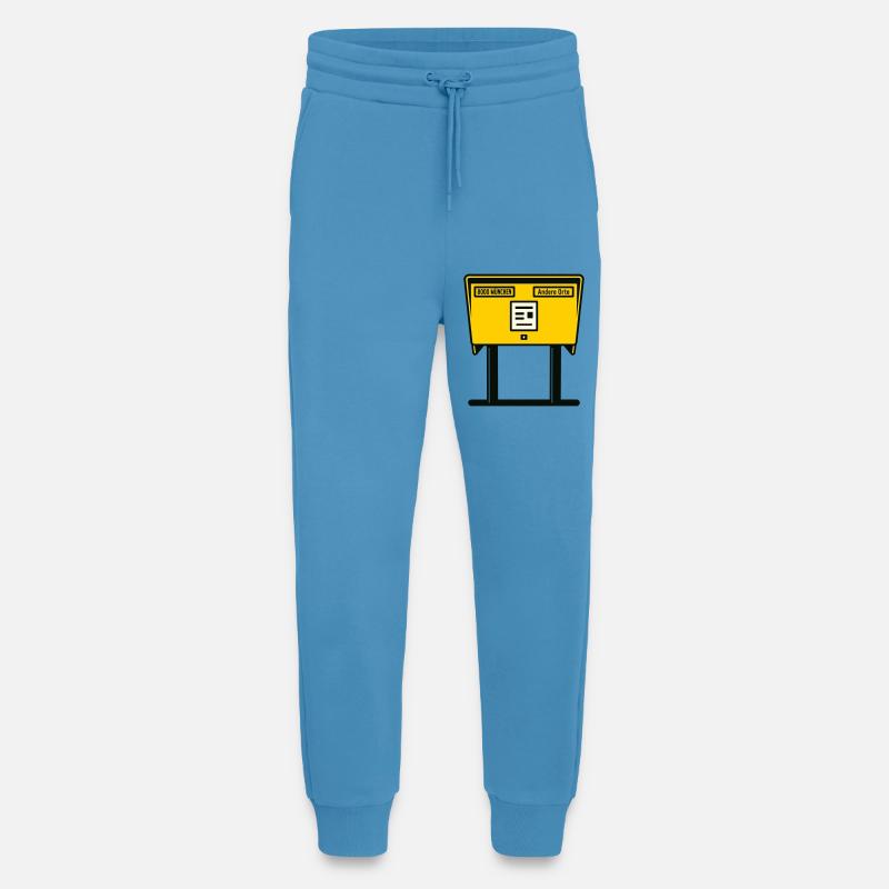 München Gelber Briefkasten - Jogginghose - made by SPREAD -  Sol Blue